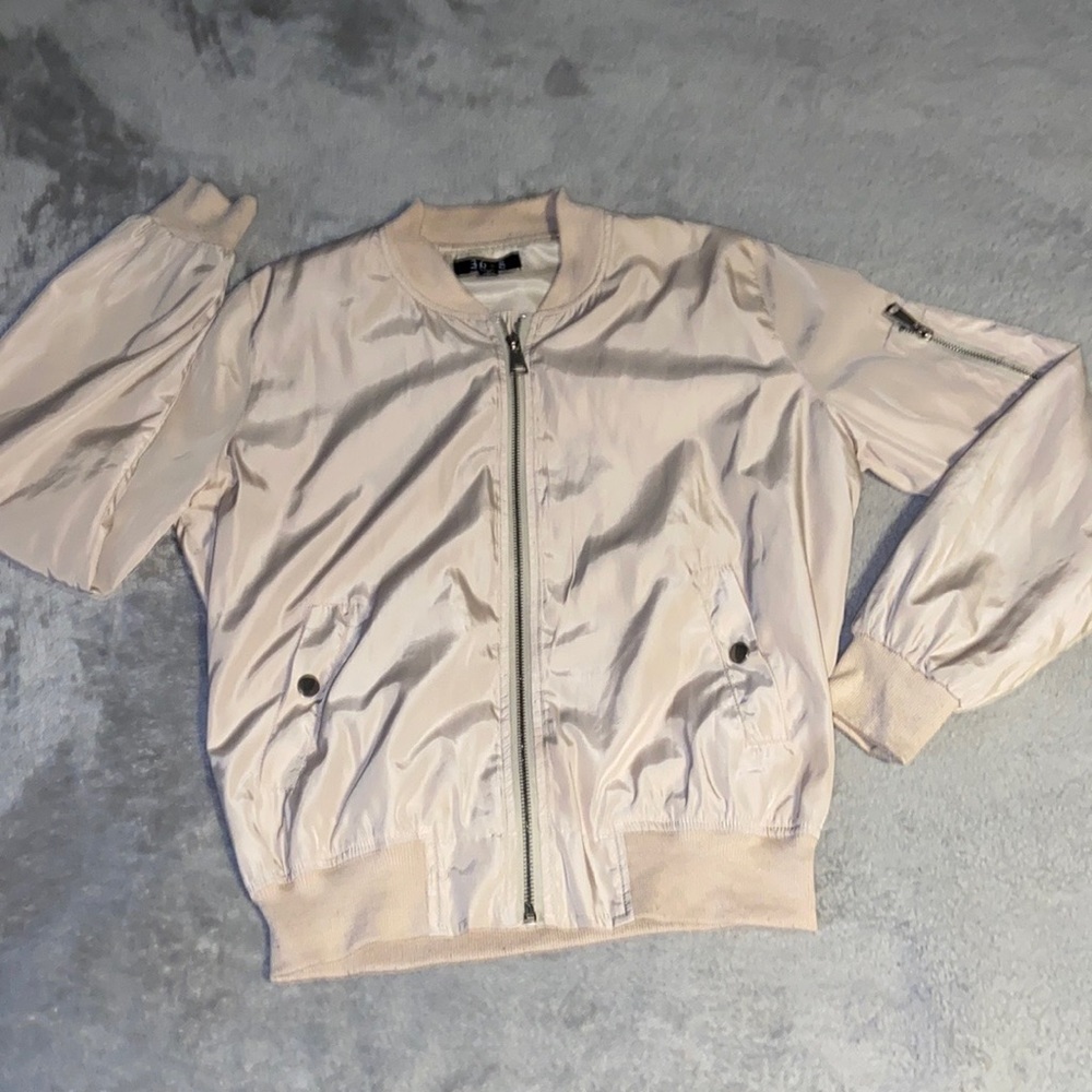 Beige bomber jacket!